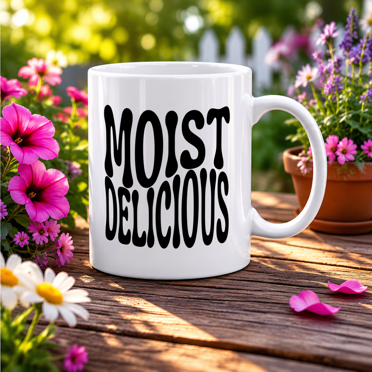 variant_image_id:5 Moist Delicious White Ceramic Mug, 11 oz Black image 5