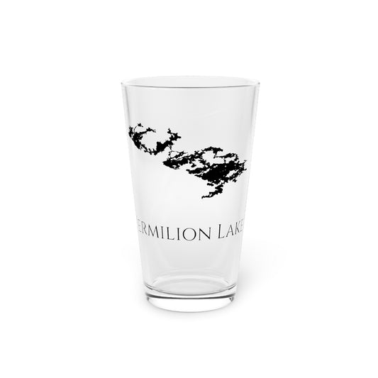 Vermilion Lake Pint Glass, 16oz Front View