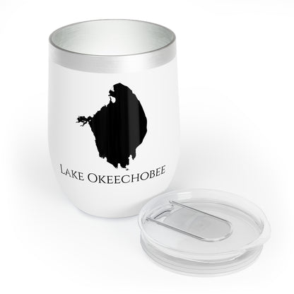 Lake Okeechobee, FL Wine Tumbler Lid Off View