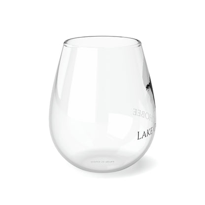 Lake Okeechobee, FL Stemless Wine Glass