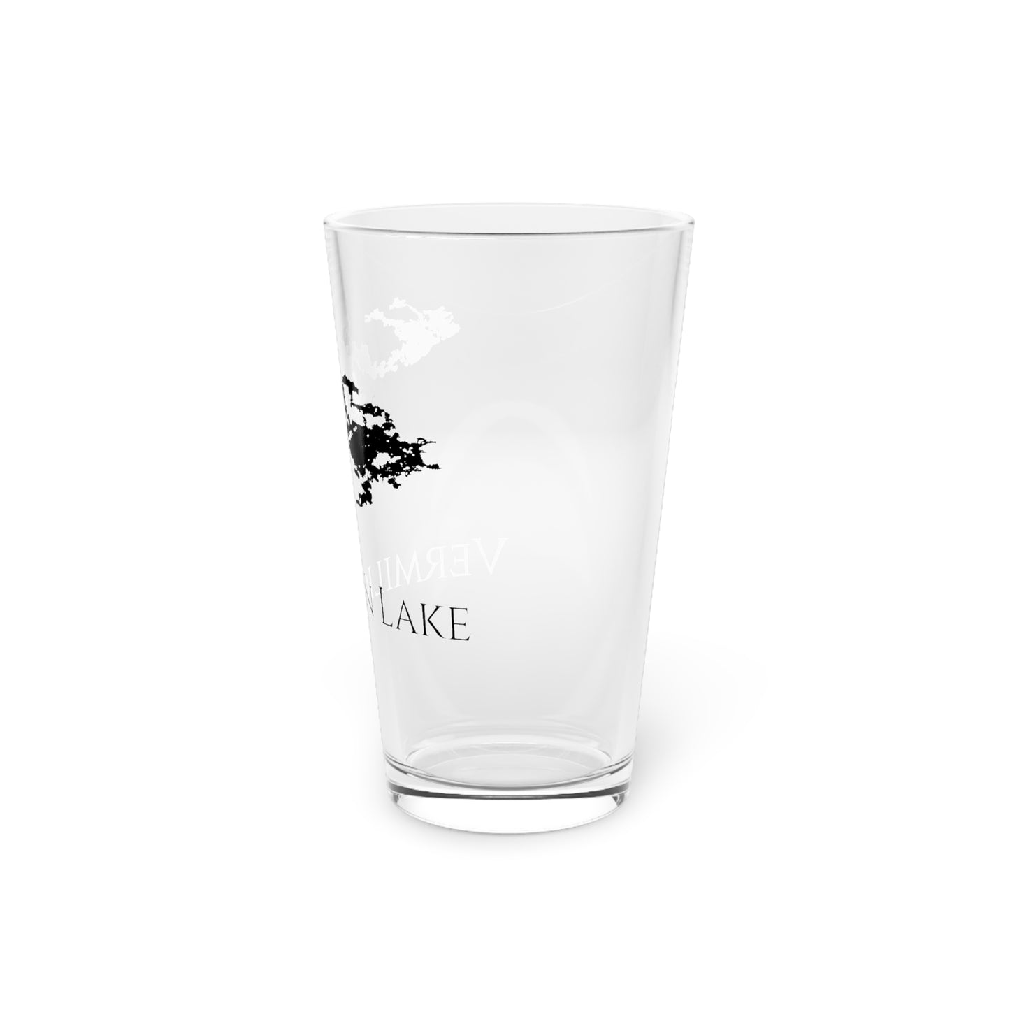 Vermilion Lake Pint Glass, 16oz Back View