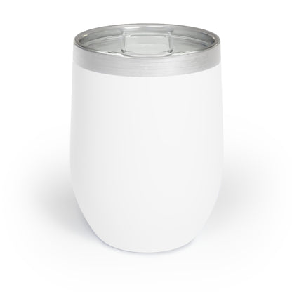 Lake Winnipesaukee, NH Wine Tumbler-Blue Gradient