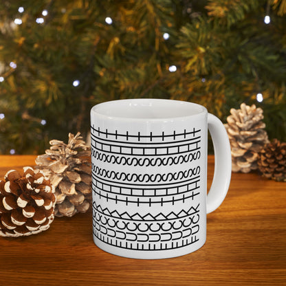 F*ck This Shit Hidden Message Coffee Mug, Hidden Swear Words,  – Funny Gag Gift for Friends, Coworkers, Family, White Ceramic Mug, 11 oz