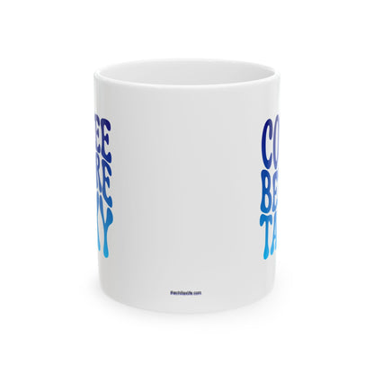 COFFEE BEFORE TALKY Coffee Mug – Funny Gift for Family and Coworkers,  Ceramic, 11 oz