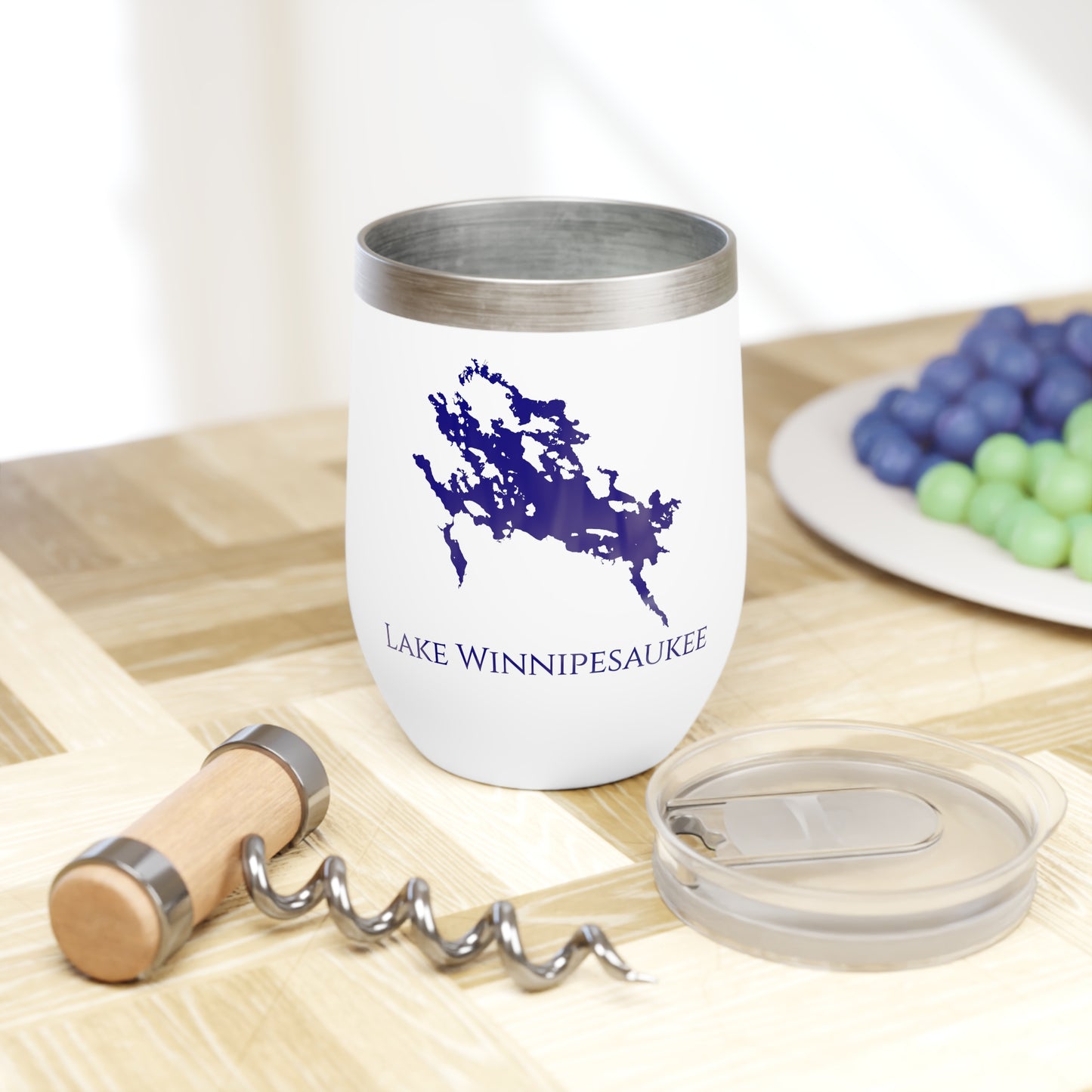 Lake Winnipesaukee, NH Wine Tumbler