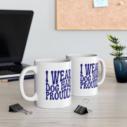 I_WEAR_DOG_HAIR_PROUDLY - Two at Desk