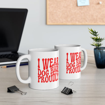 I_WEAR_DOG_HAIR_PROUDLY - Two at Desk