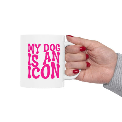 MY_DOG_IS_AN_ICON - Holding Cup