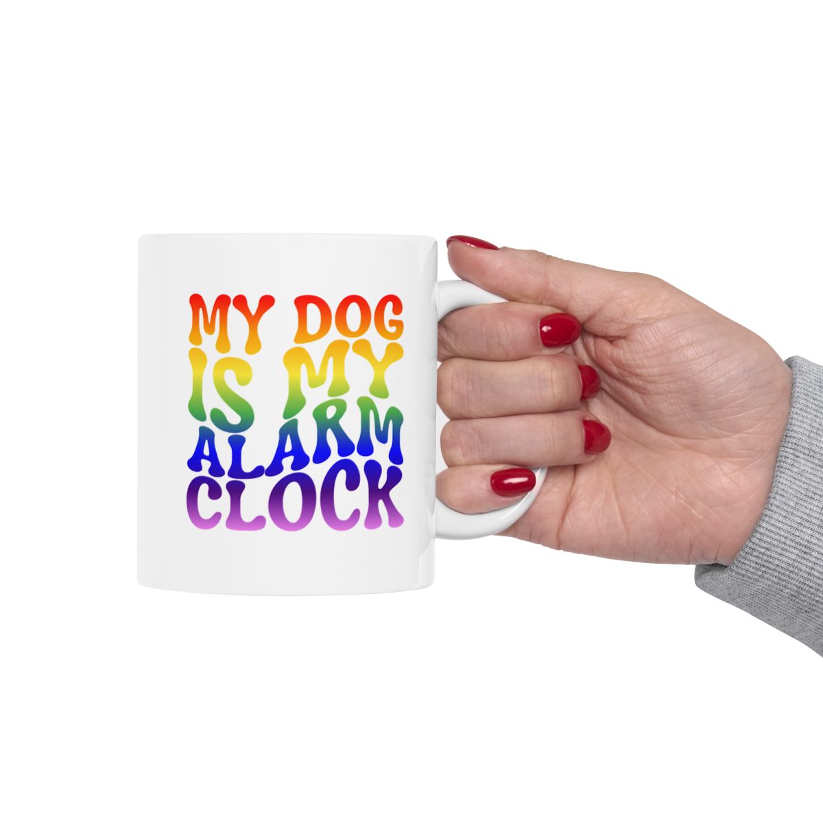 MY_DOG_IS_MY_ALARM_CLOCK - Holding Cup