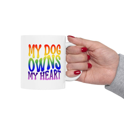 MY_DOG_OWNS_MY_HEART - Holding Cup