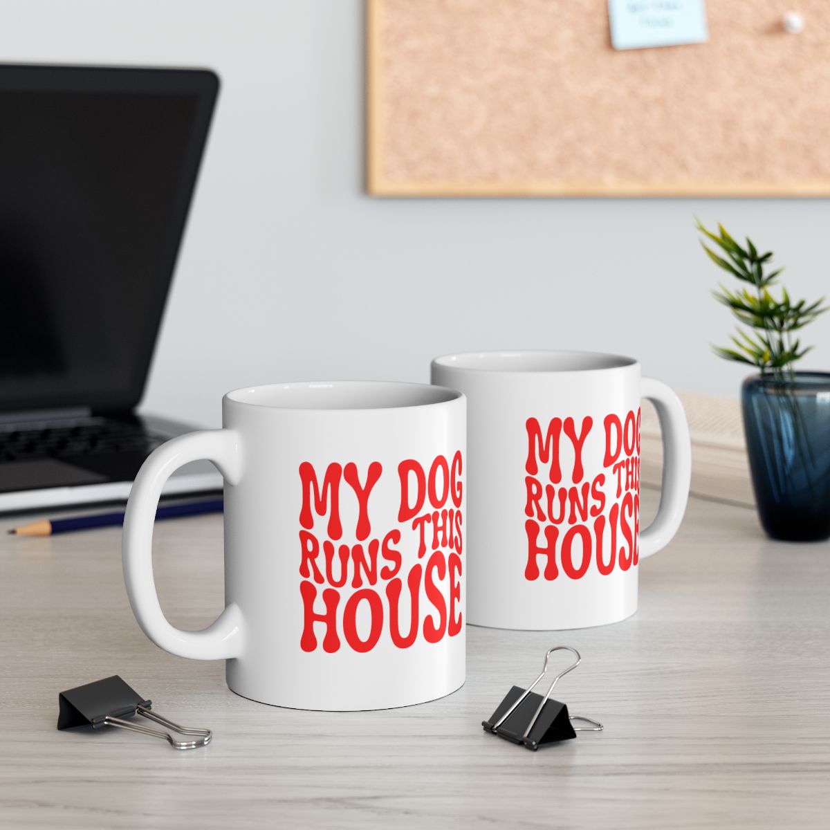 MY_DOG_RUNS_THIS_HOUSE - Two at Desk