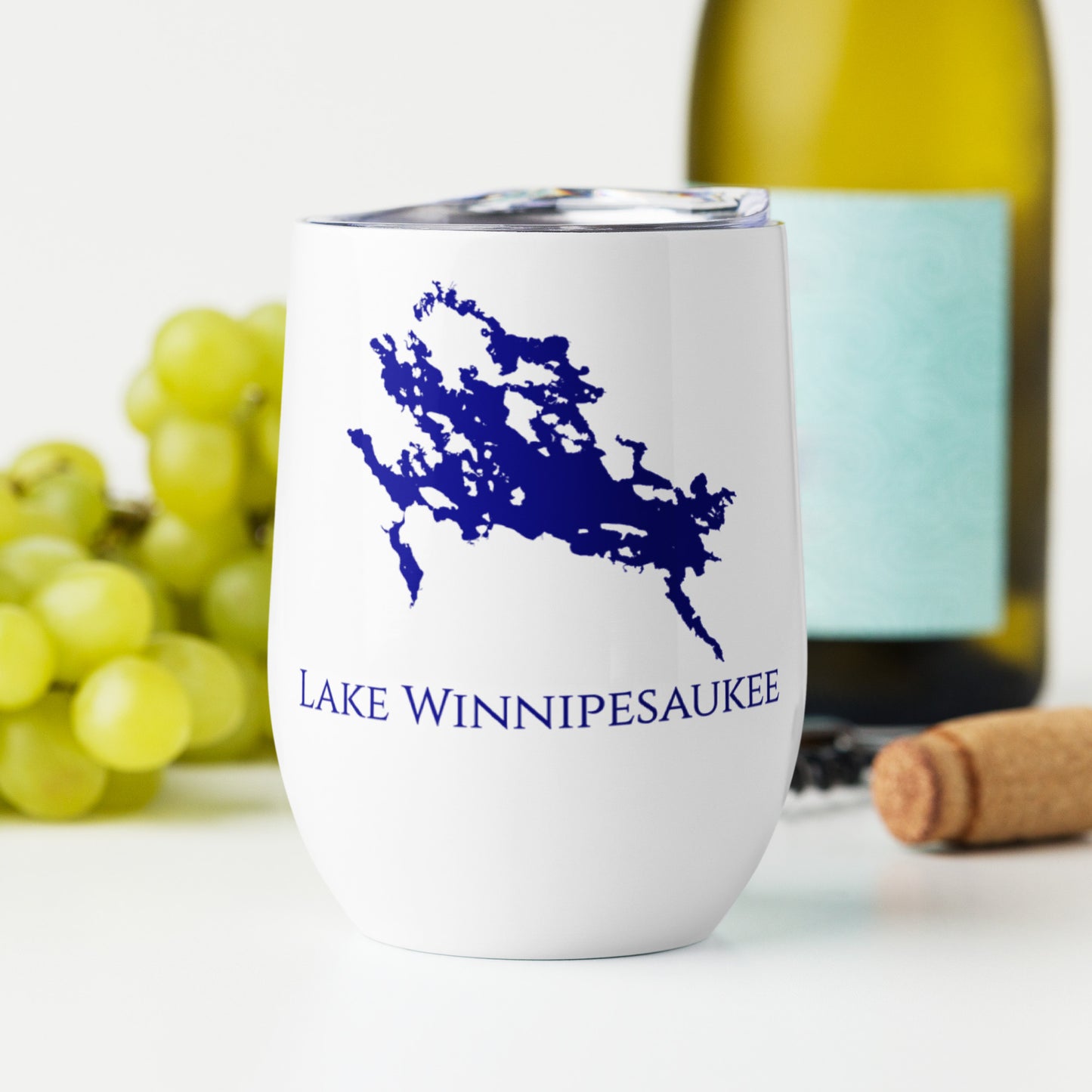 Lake Winnipesaukee 12oz Wine tumbler