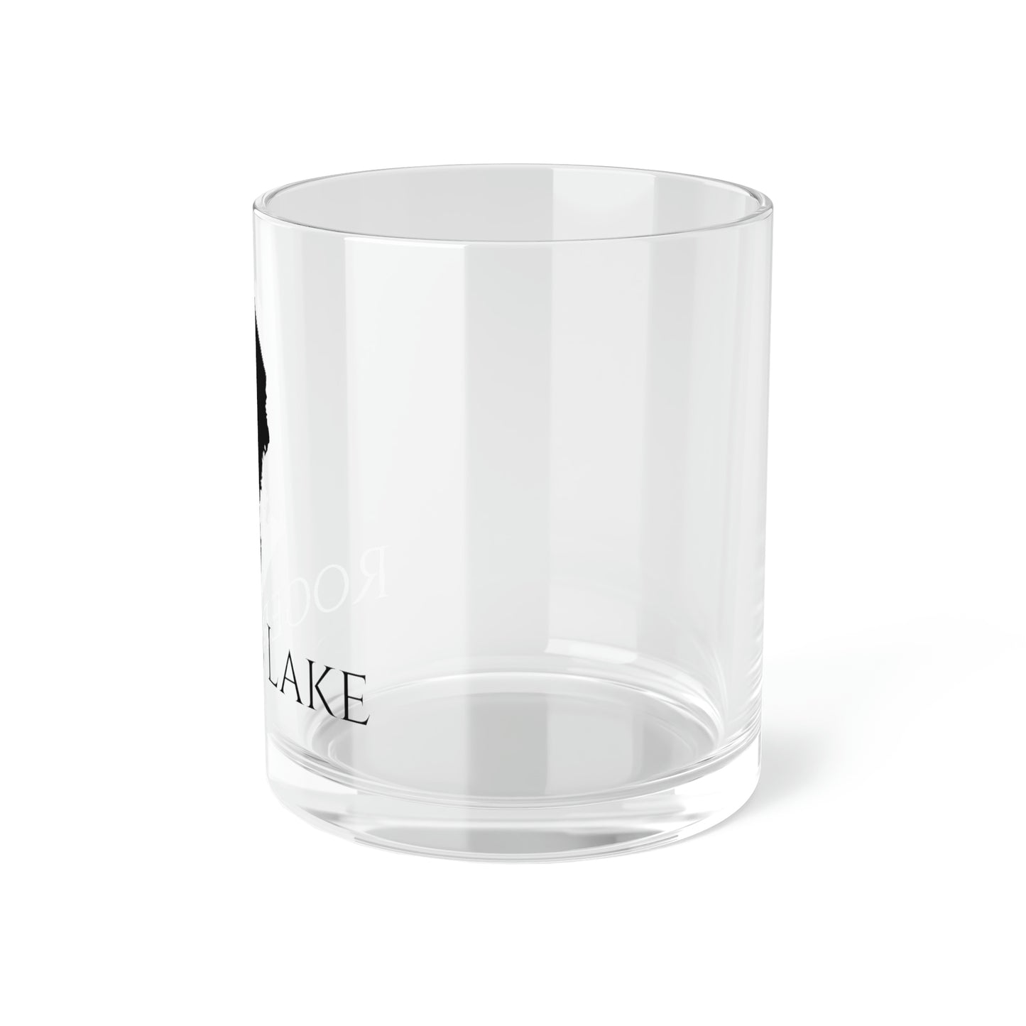 Rogers Lake Bar Glass, California lake gift - 10oz Right Side View