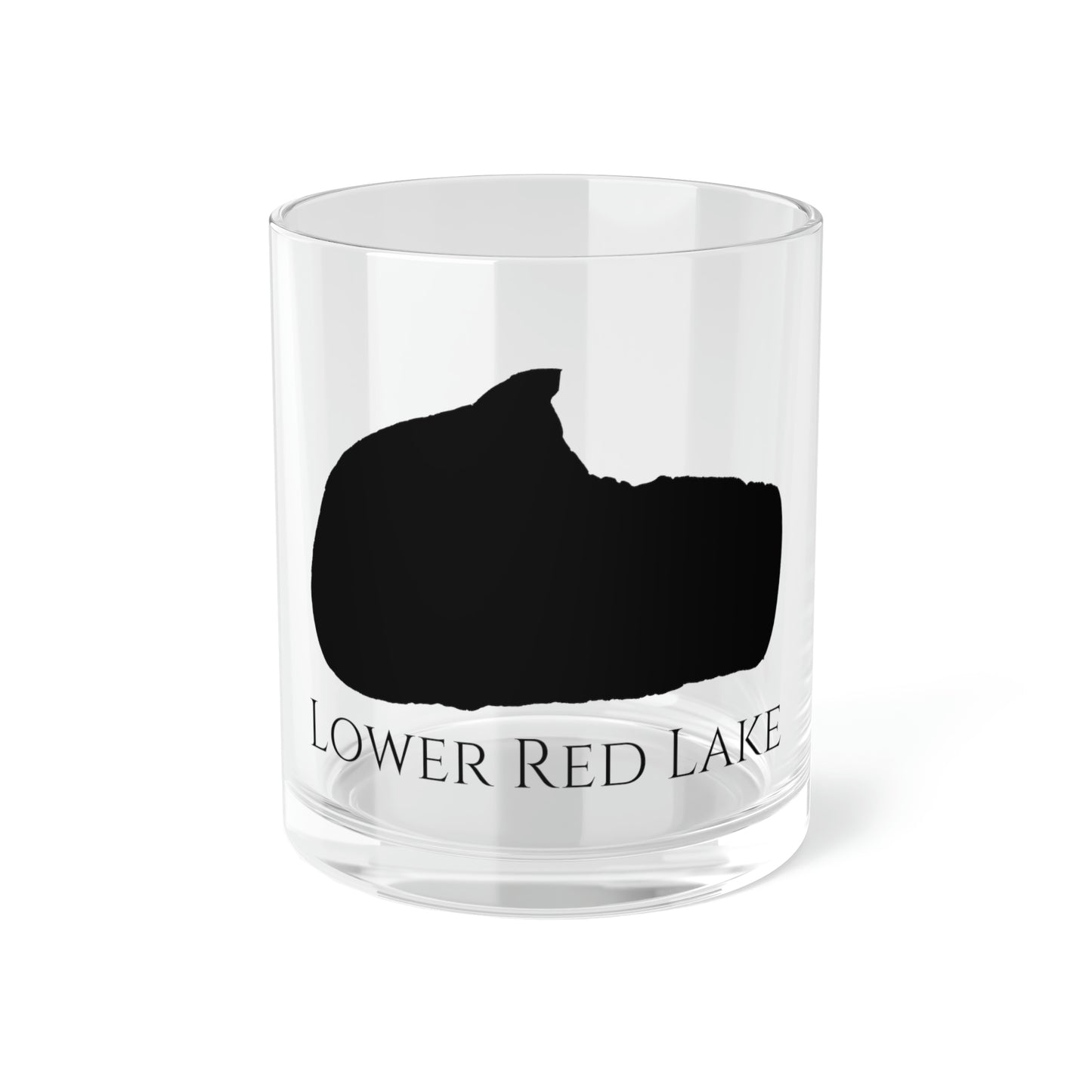 Lower Red Lake Bar Glass, Minnesota lake gift - 10oz Front View