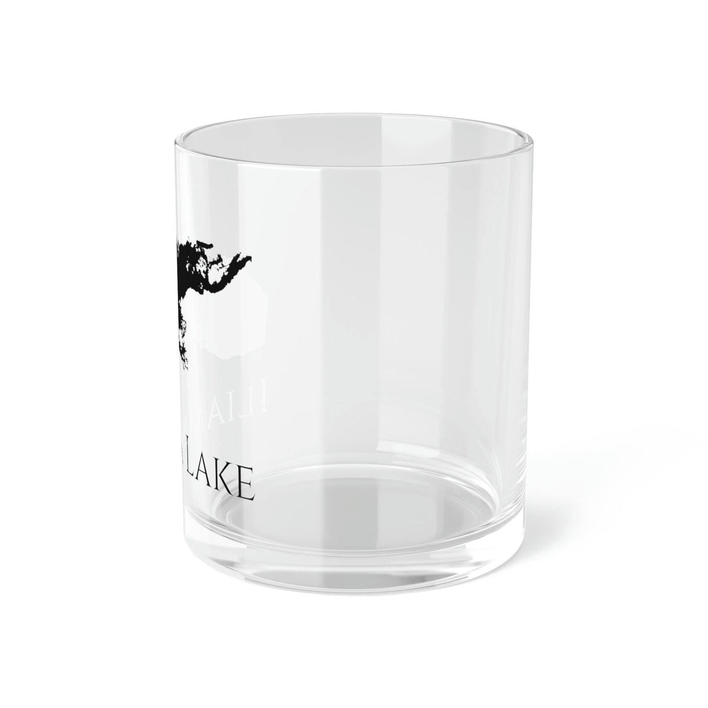 Iliamna Lake Bar Glass, Alaska lake gift - 10oz Right Side View