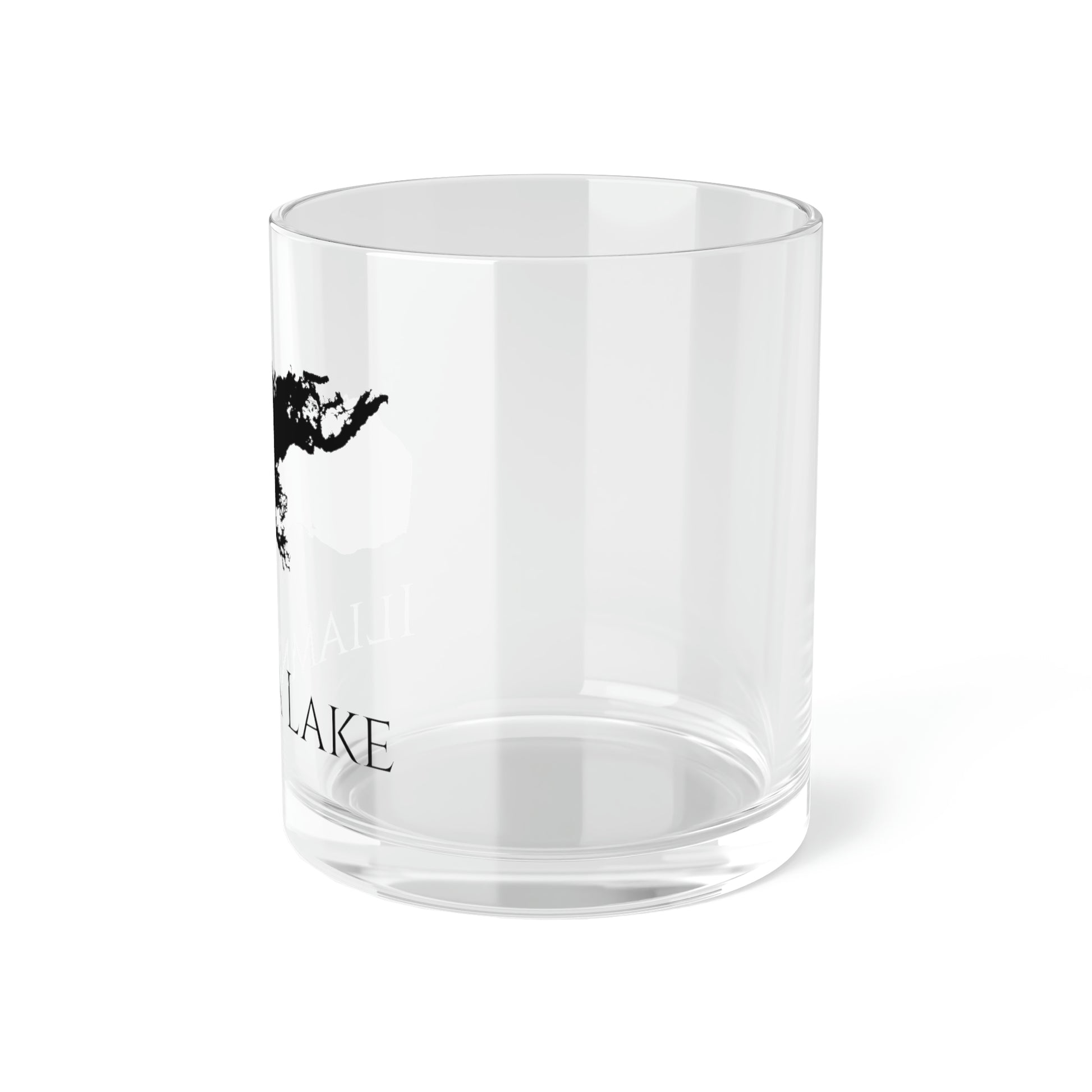 Iliamna Lake Bar Glass, Alaska lake gift - 10oz Right Side View