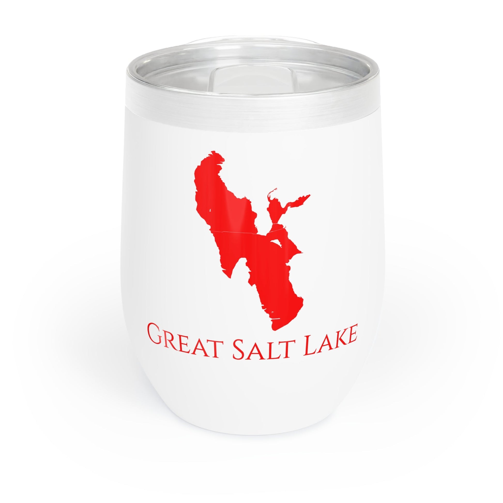 Great Salt Lake, NV Wine Tumbler-Red