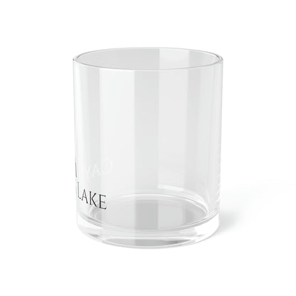 Cayuga Lake Bar Glass, New York lake gift - 10oz Right Side View