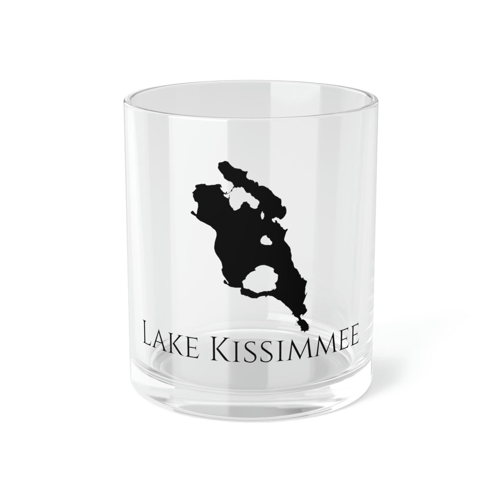 Lake Kissimmee Bar Glass, Florida lake gift - 10oz Front View