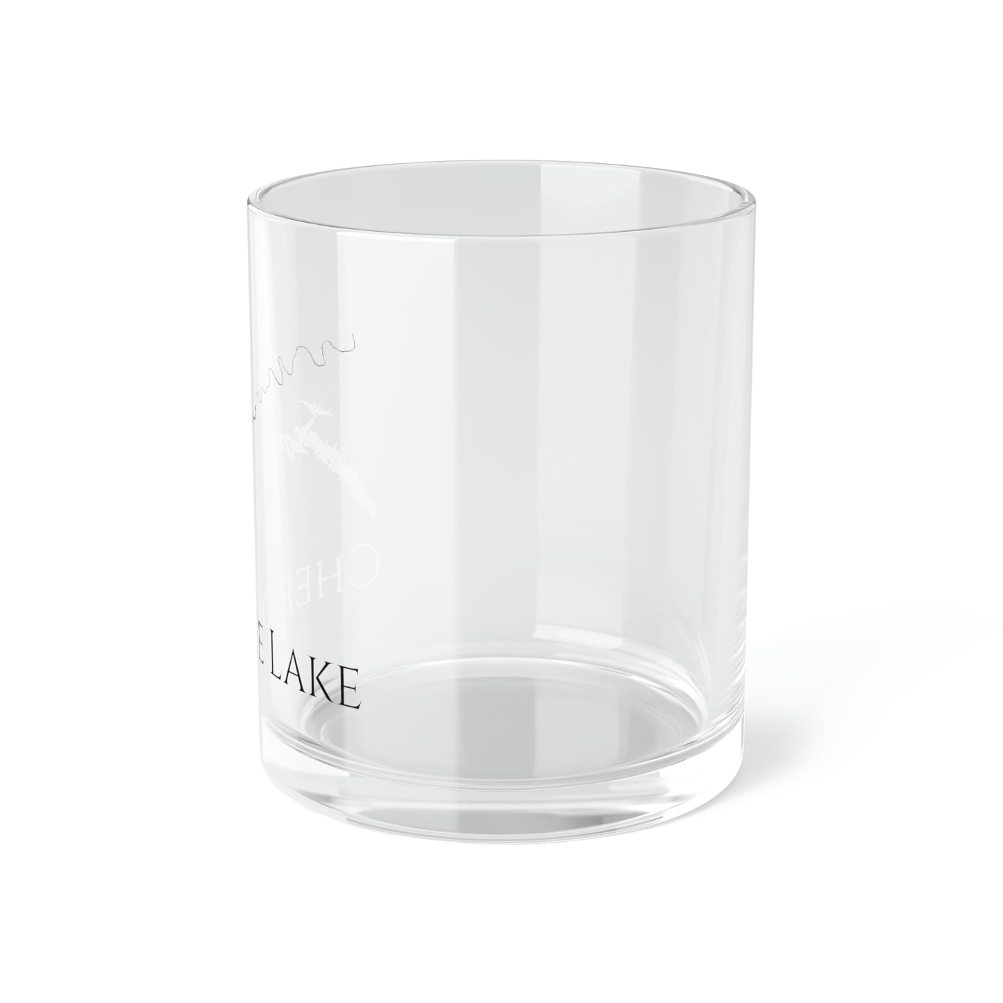 Cherokee Lake Bar Glass, Tennessee lake gift - 10oz Right Side View