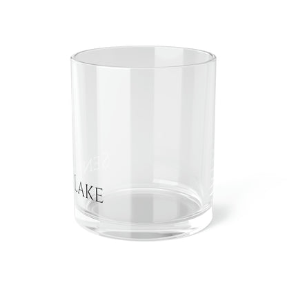 Seneca Lake Bar Glass, New York lake gift - 10oz Right Side View