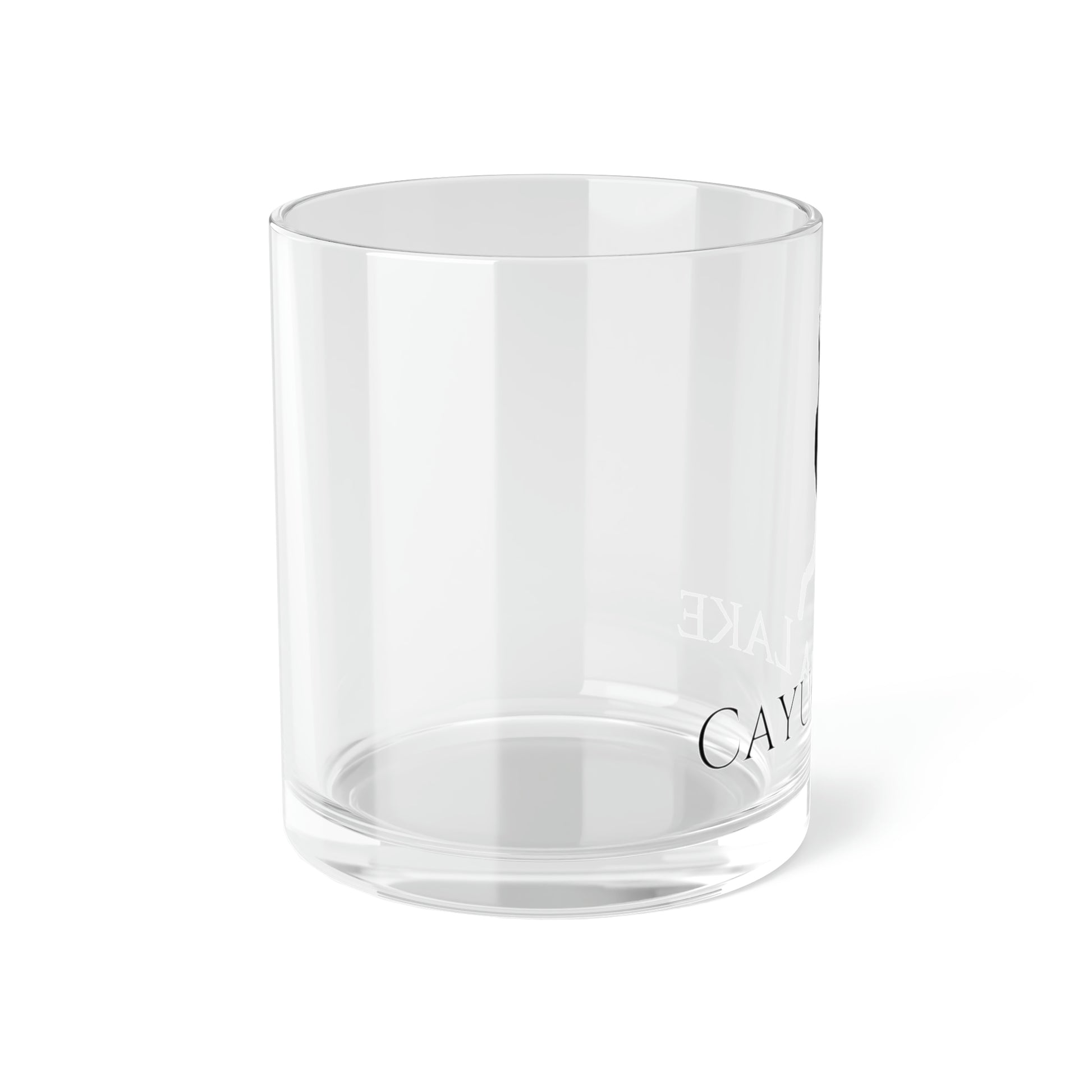 Cayuga Lake Bar Glass, New York lake gift - 10oz Left Side View