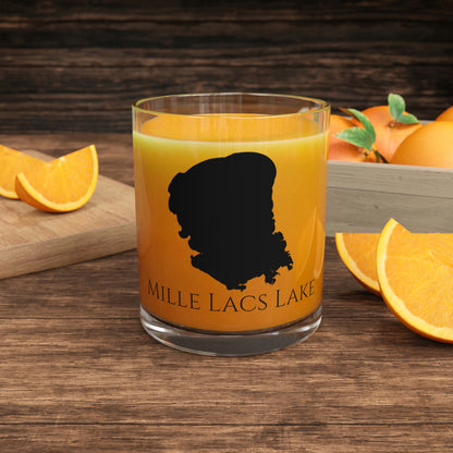 Mille Lacs Lake Bar Glass, Minnesota lake gift - 10oz Orange Juice View