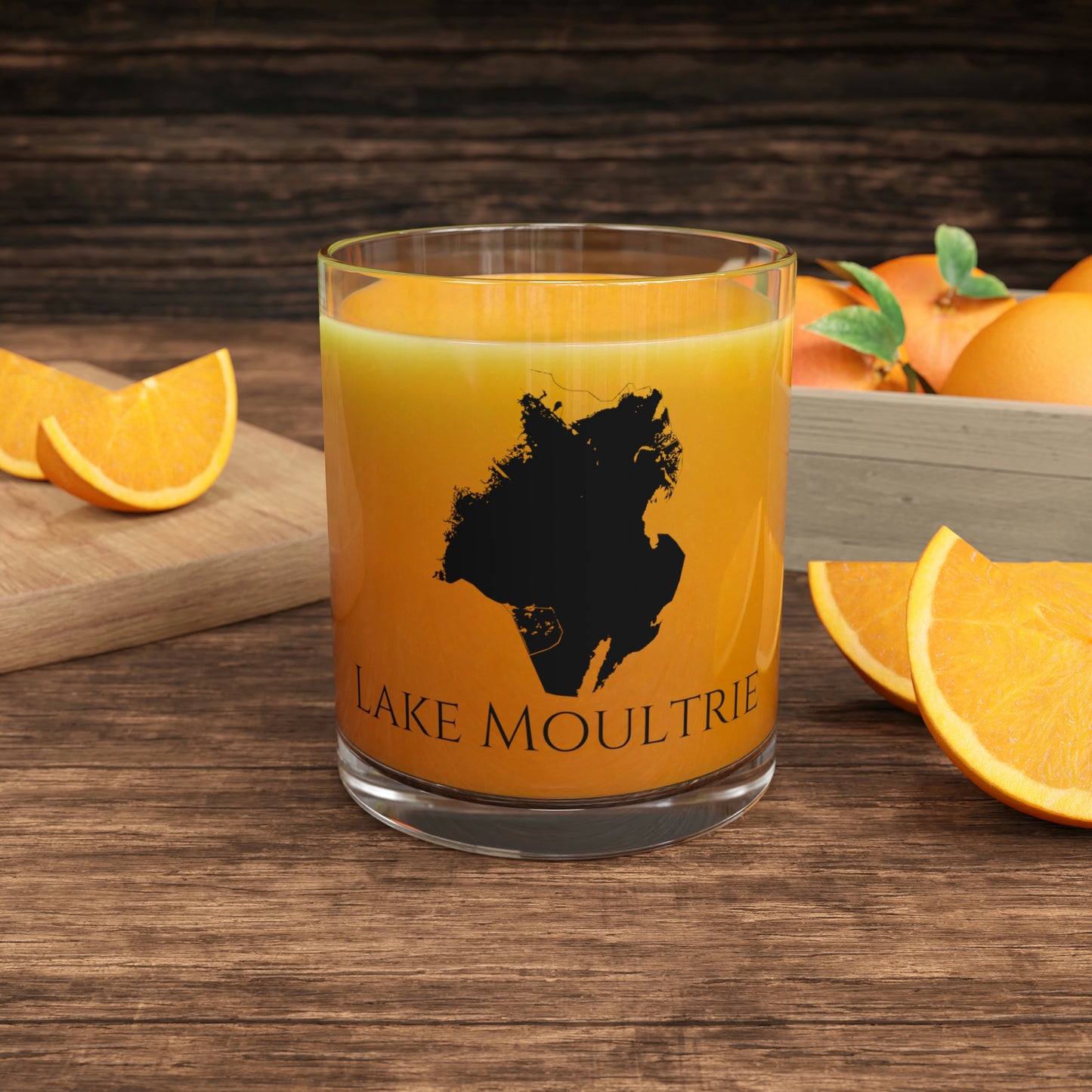 Lake Moultrie Bar Glass, South Carolina lake gift - 10oz Orange Juice View