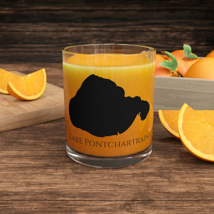 Lake Pontchartrain Bar Glass, Mississippi lake gift - 10oz Orange Juice View