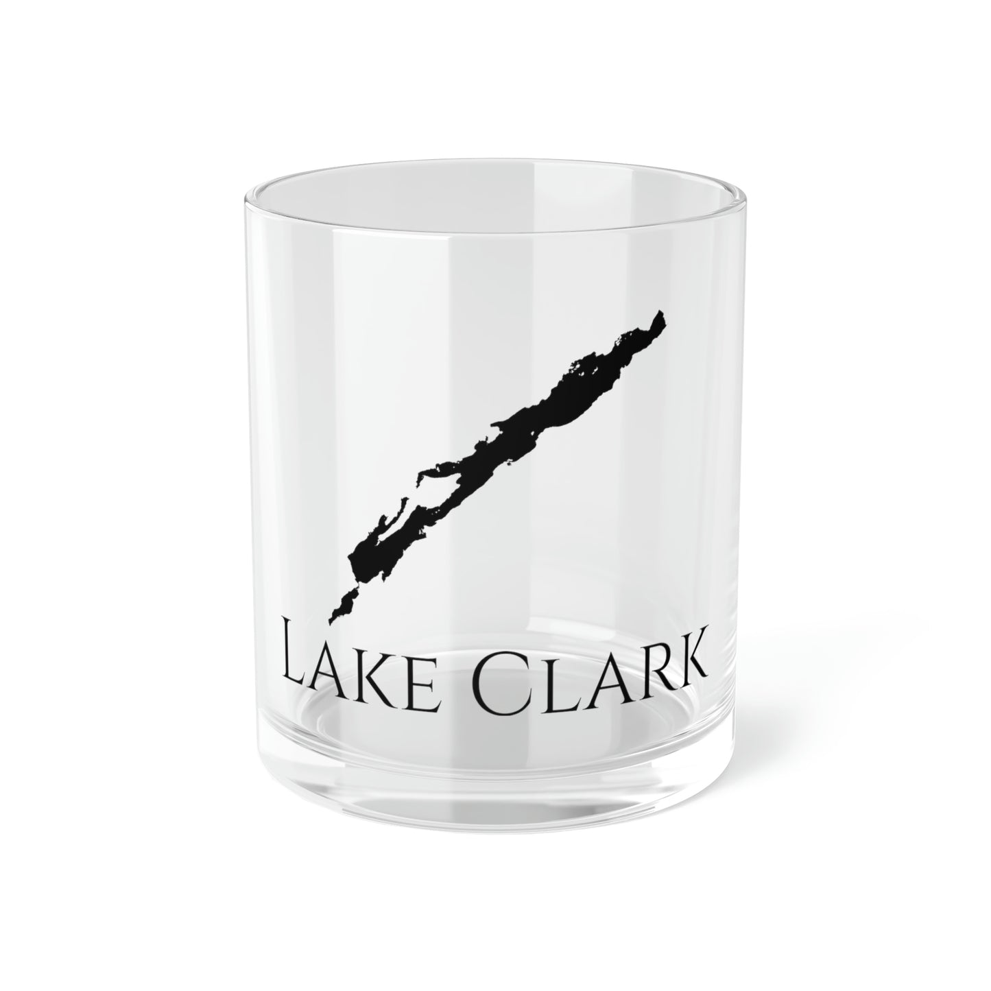 Lake Clark Bar Glass, Alaska lake gift - 10oz Front View