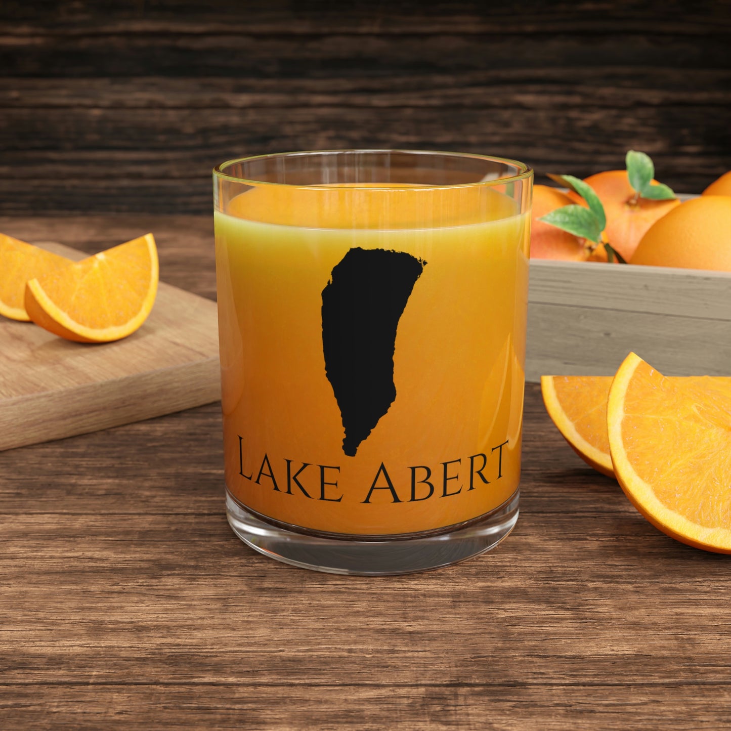 Lake Abert Bar Glass, Oregon lake gift - 10oz Orange Juice View