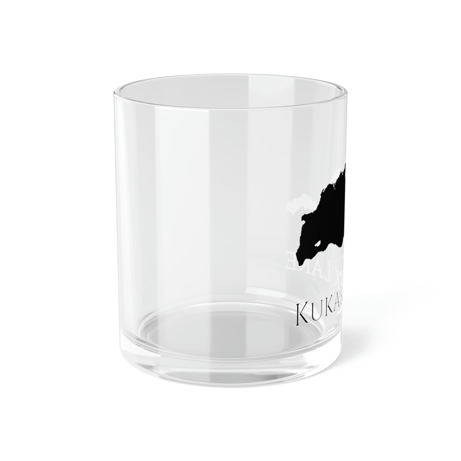 Kukaklek Lake Bar Glass, Alaska lake gift - 10oz Left Side View