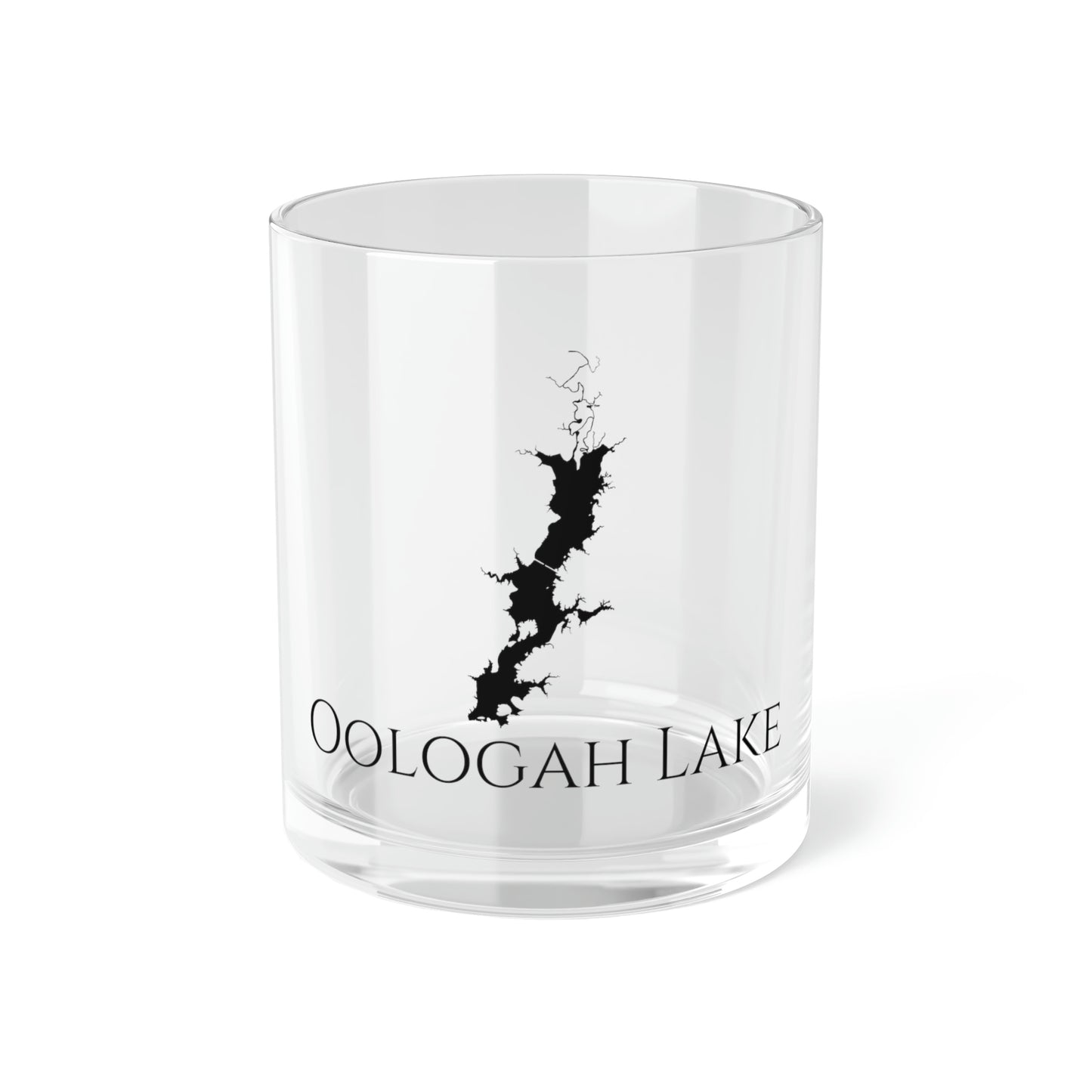 Oologah Lake Bar Glass, Oklahoma lake gift - 10oz Front View