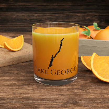 Lake George Bar Glass, New York lake gift - 10oz Orange Juice View