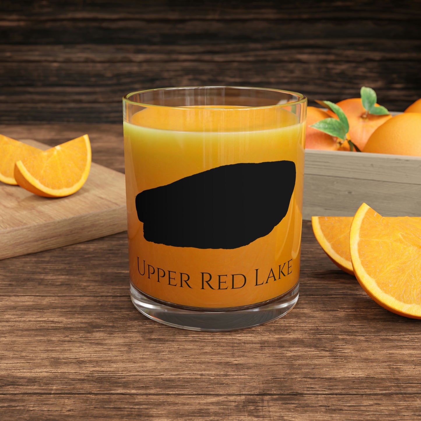 Upper Red Lake Bar Glass, Minnesota lake gift - 10oz Orange Juice View