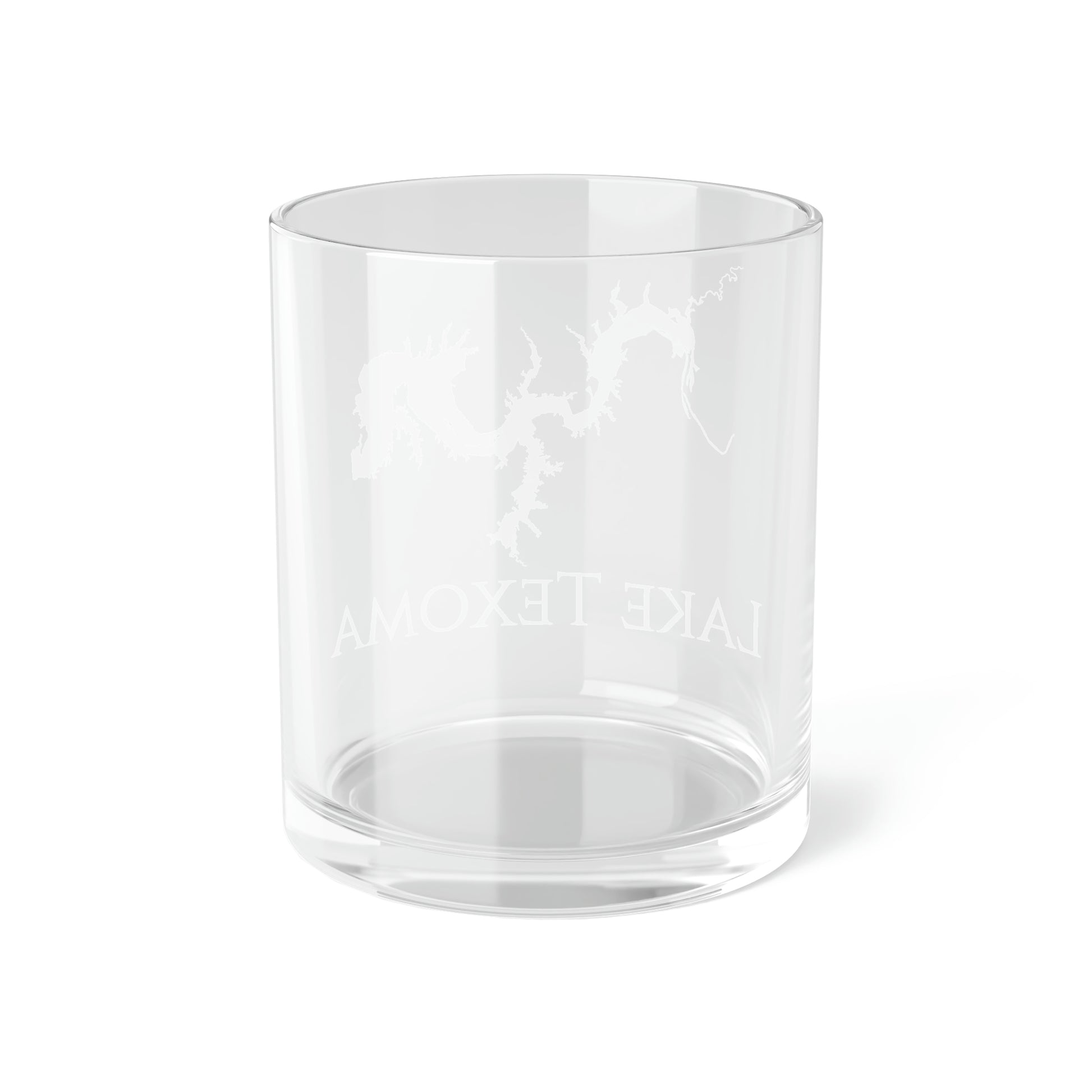 Lake Texoma Bar Glass, Texas lake gift - 10oz Back View