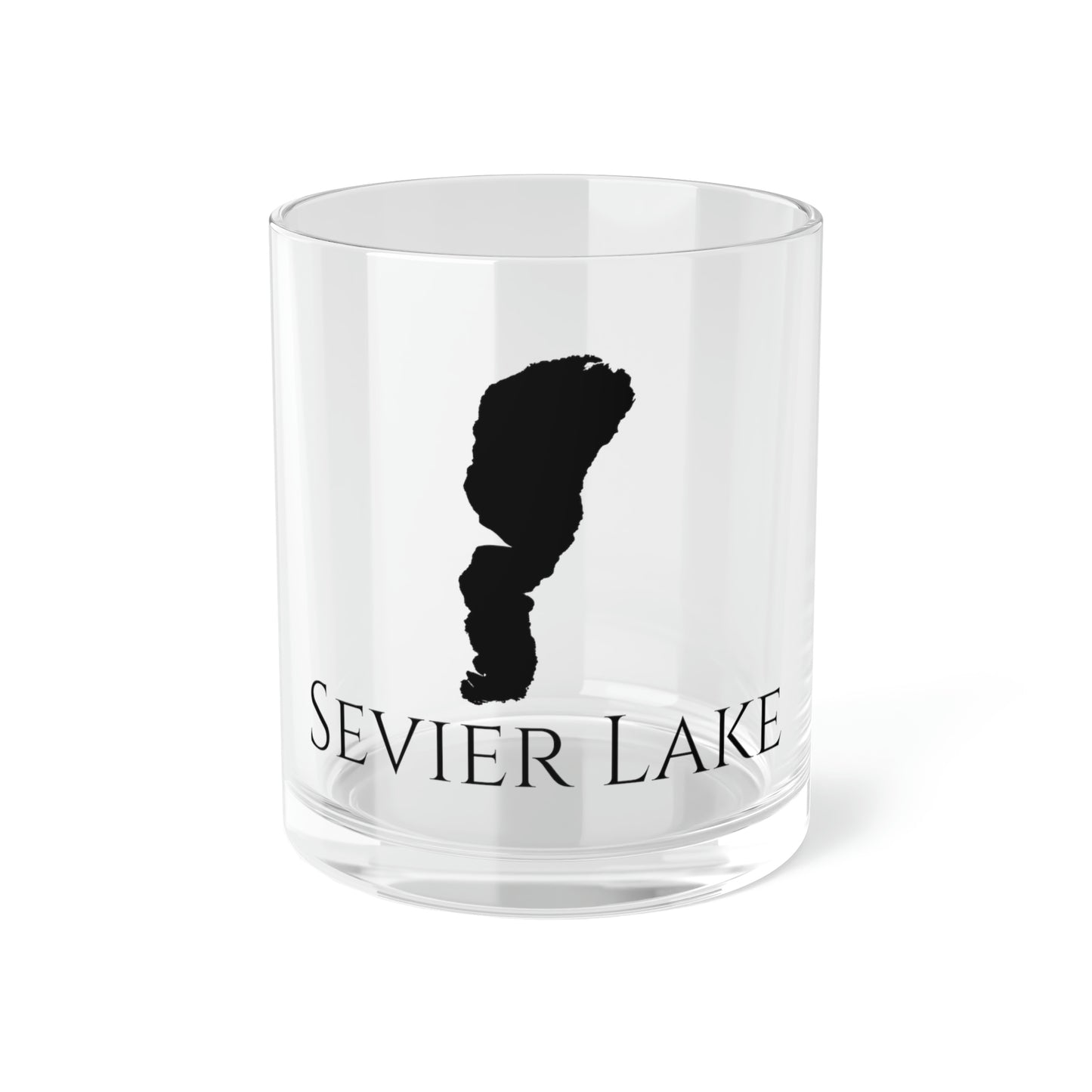 Sevier Lake Bar Glass, Utah lake gift - 10oz Front View