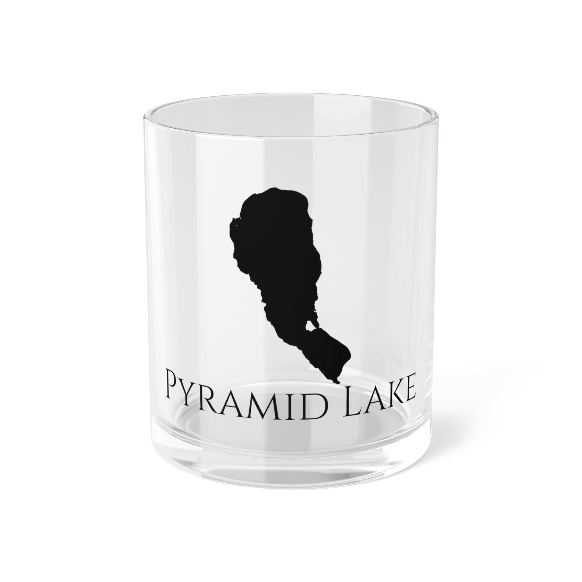 Pyramid Lake Bar Glass, Nevada lake gift - 10oz Front View