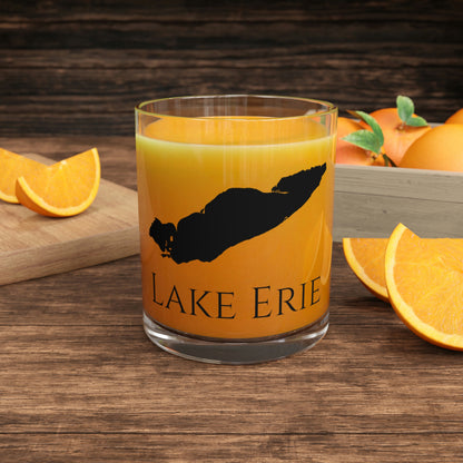 Lake Erie Bar Glass, New York lake gift - 10oz Orange Juice View