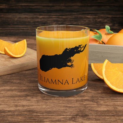 Iliamna Lake Bar Glass, Alaska lake gift - 10oz Orange Juice View