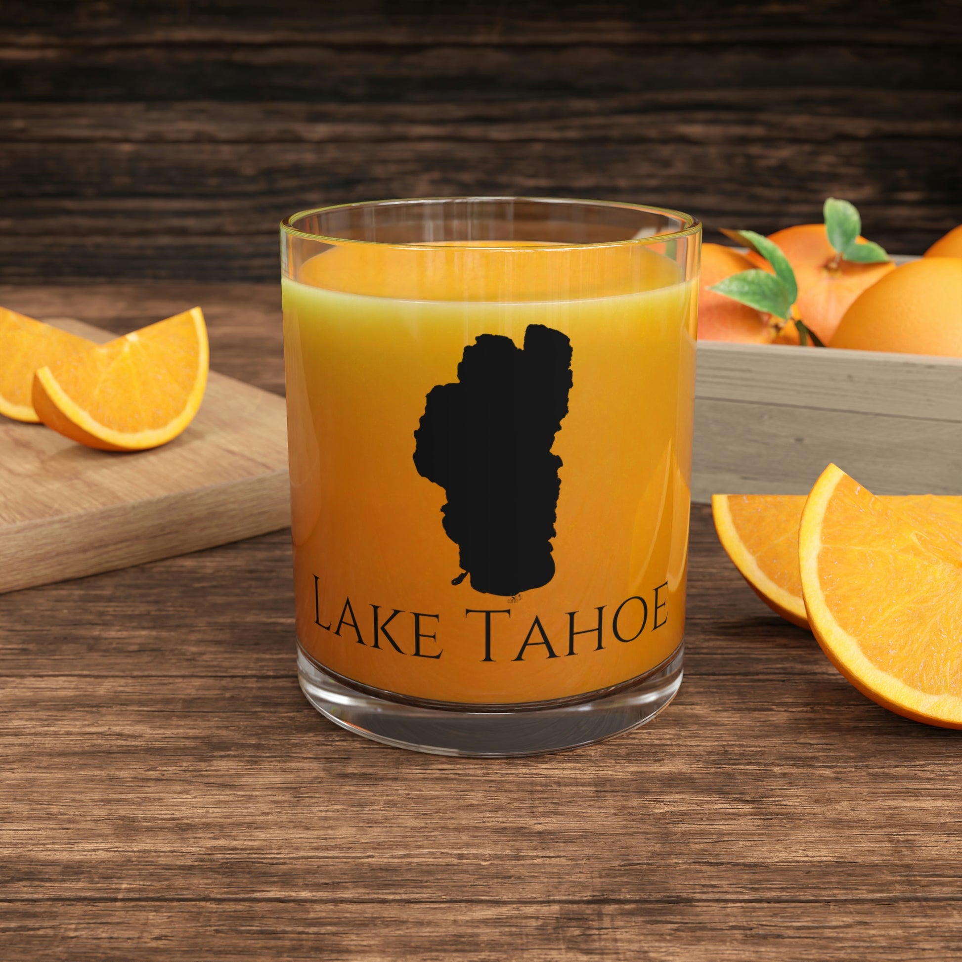 Lake Tahoe Bar Glass, Nevada lake gift - 10oz Orange Juice View