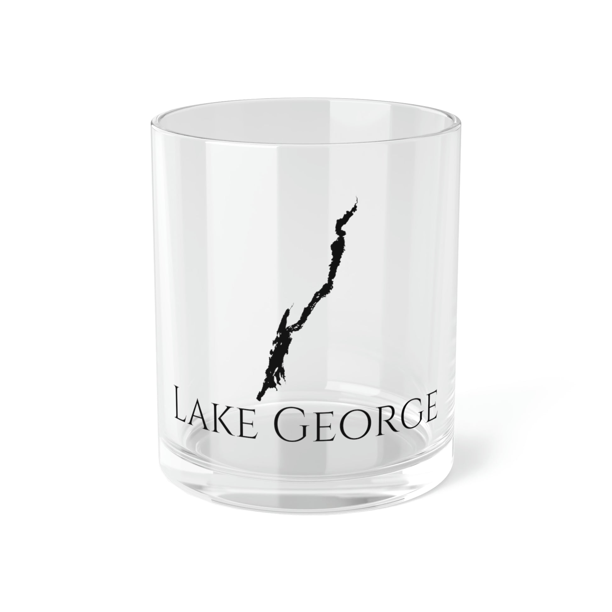 Lake George Bar Glass, New York lake gift - 10oz Front View