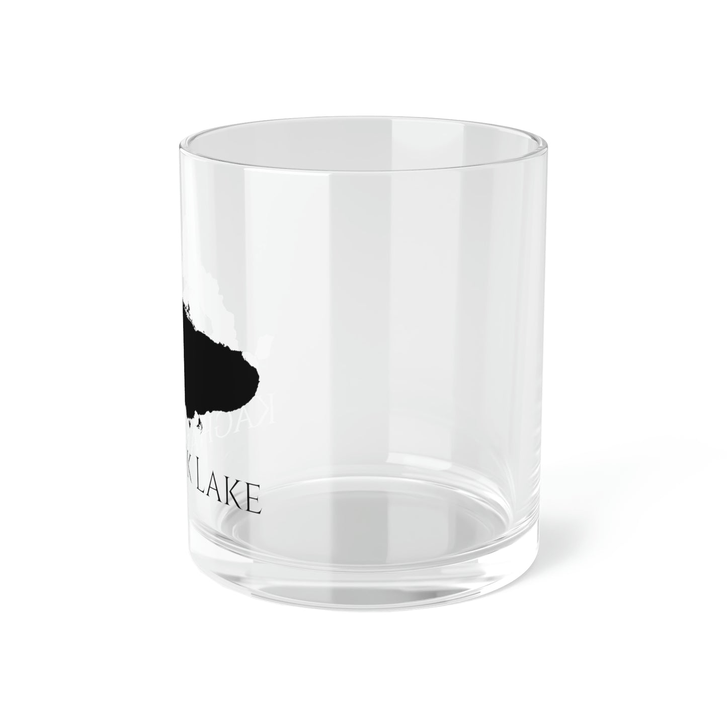 Kaghasuk Lake Bar Glass, Alaska lake gift - 10oz Right Side View