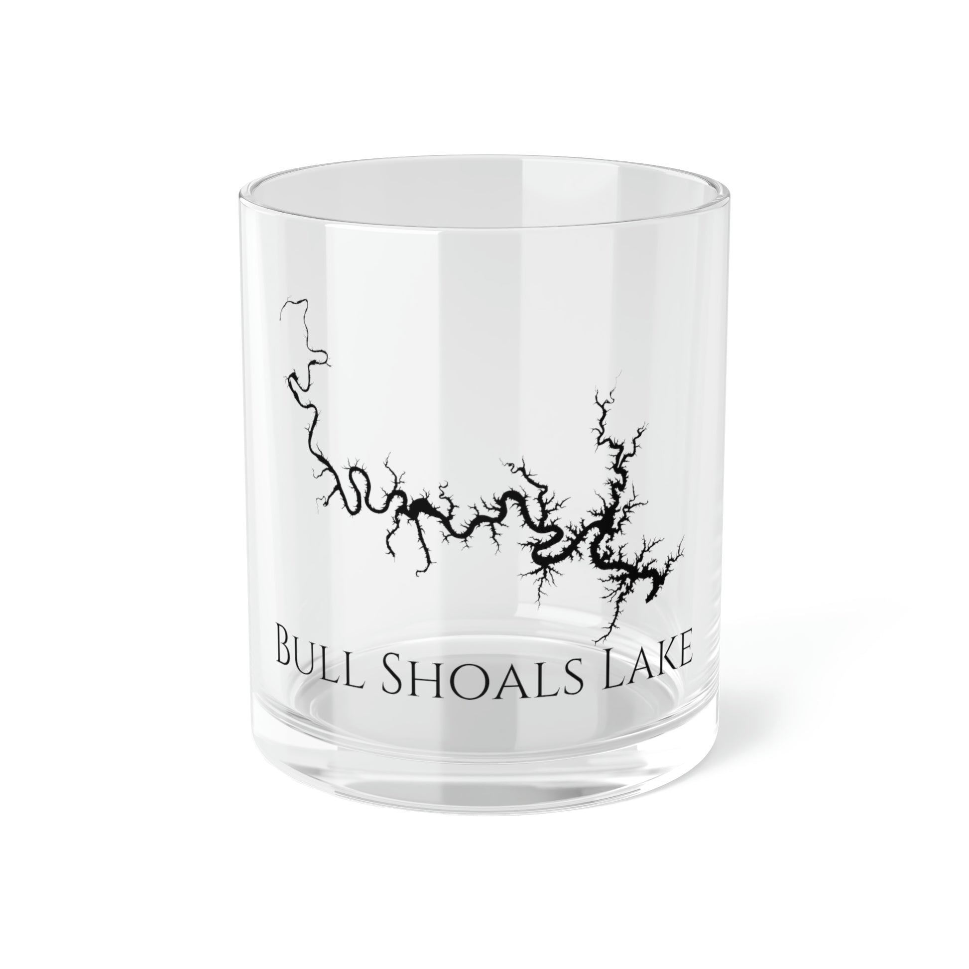 Bull Shoals Lake Bar Glass, Missouri lake gift - 10oz Front View