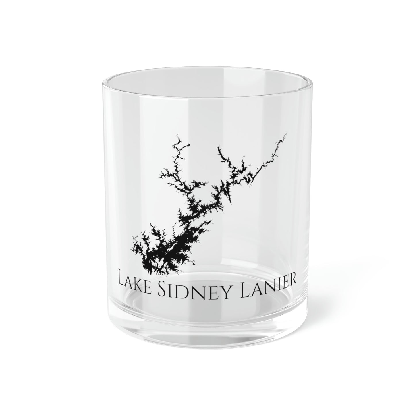 Lake Sidney Lanier Bar Glass, Georgia lake gift - 10oz Front View