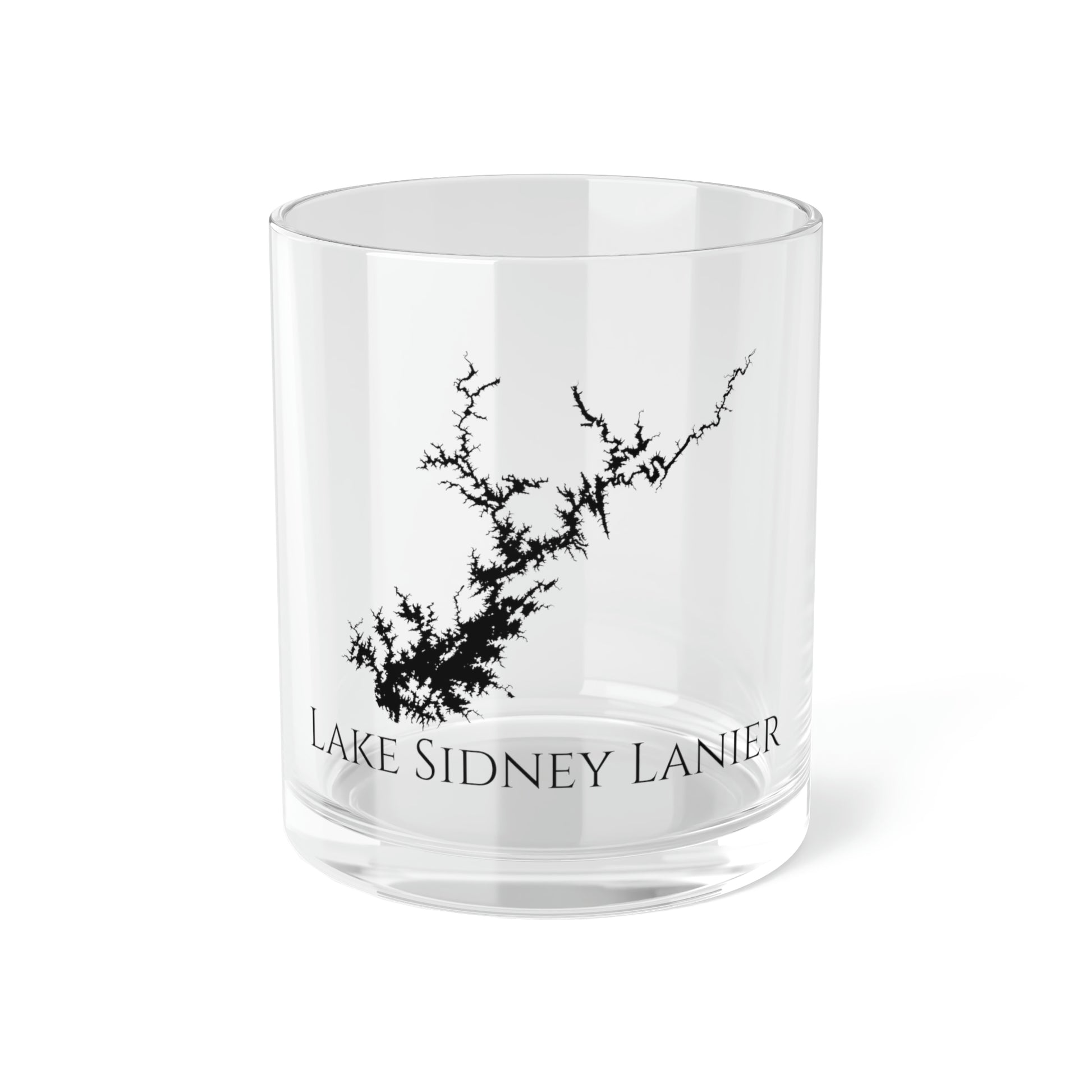 Lake Sidney Lanier Bar Glass, Georgia lake gift - 10oz Front View