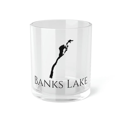 Banks Lake Bar Glass, Washington lake gift - 10oz Front View