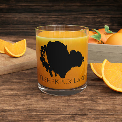 Teshekpuk Lake Bar Glass, Alaska lake gift - 10oz Orange Juice View