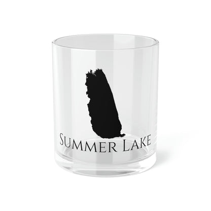 Summer Lake Bar Glass, Oregon lake gift - 10oz Front View