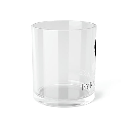 Pyramid Lake Bar Glass, Nevada lake gift - 10oz Left Side View